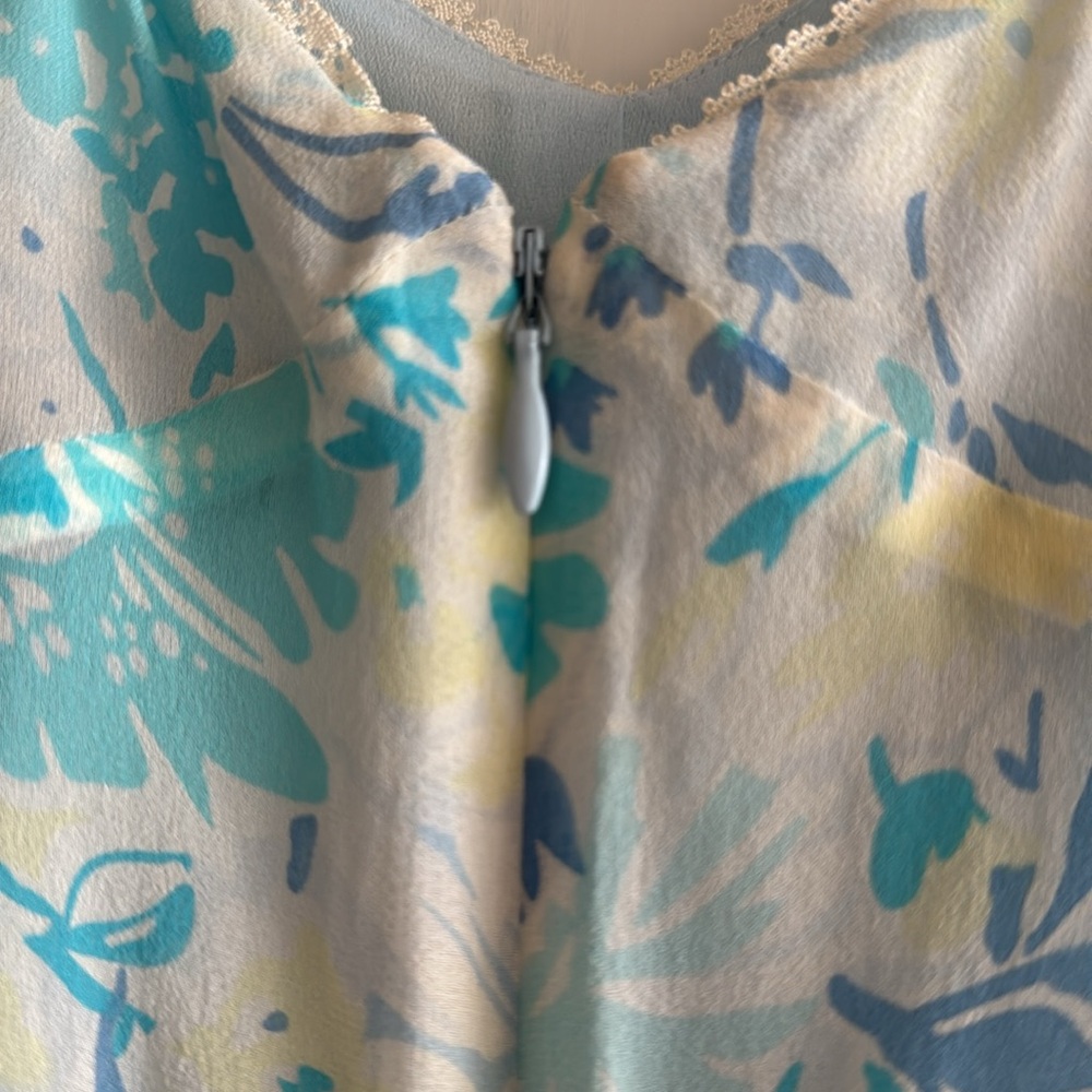 Ann Taylor floral dress sleeveless strap dress - Picture 8 of 9